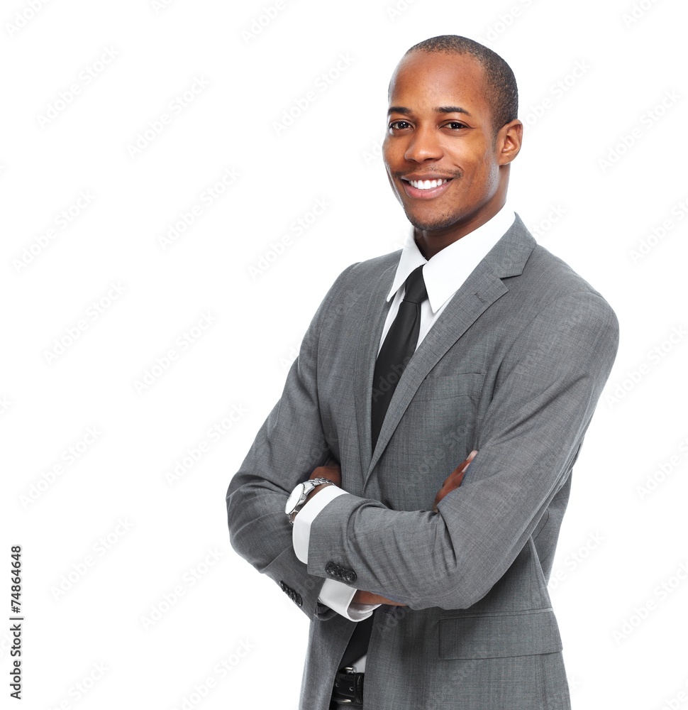 Poster Stylish African-American black man