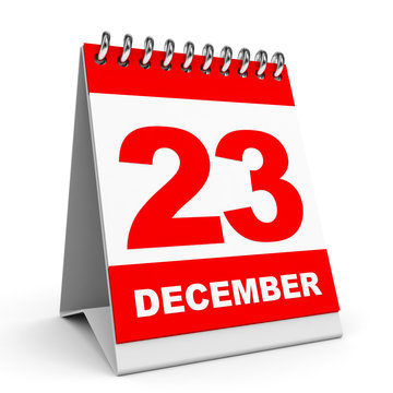 Calendar. 23 December.