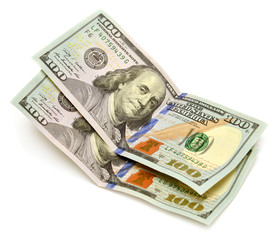 One hundred dollars banknotes