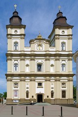 Fototapeta na wymiar Cathedral of the Resurrection in Ivano-Frankivsk, Ukraine