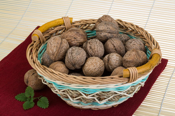 Wallnut in the basket