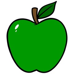 Green Apple Icon