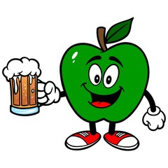 Green Apple with Beer
