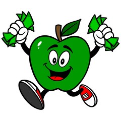 Green Apple with Money