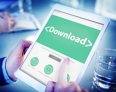 Internet Technology Online Connection Concepts