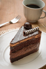 Dark chocolate cake