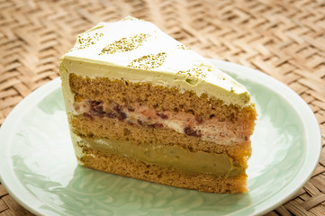 Japanese confectionery, Macha Cake Castella