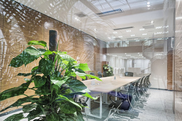 modern office meeting room interior