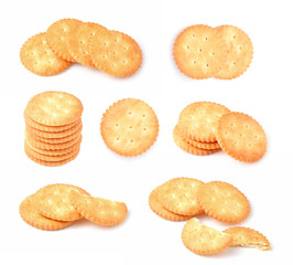 cracker isolated on white background