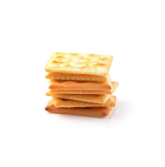 cracker isolated on white background
