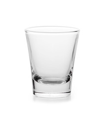 Empty glass. isolated on a white background
