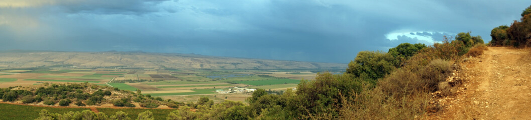 Fototapeta na wymiar Hula valley
