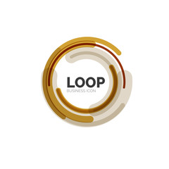 Fototapeta premium Loop, infinity business icon