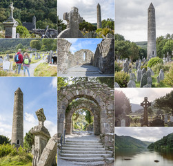Collage of Glendalough