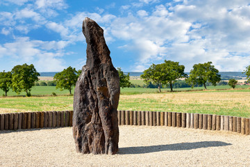 menhir Stone Shepherd, Klobuky, Czech republic