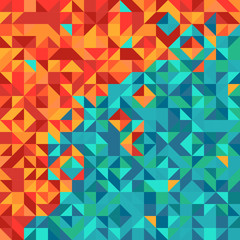Colorful abstract background with triangle pattern