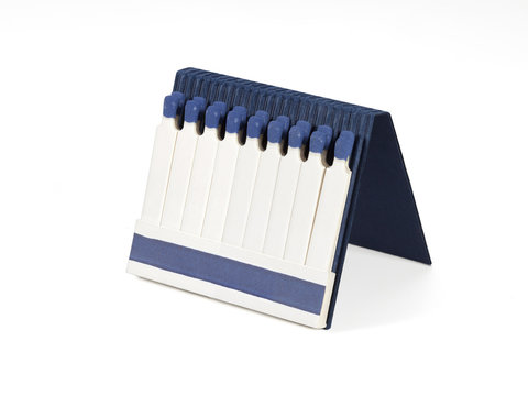 Matchbook on a white background