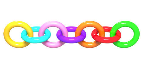 colored chain