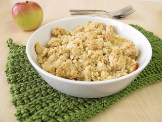 Apfel Crumble