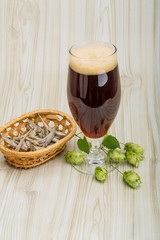 Beer with hop