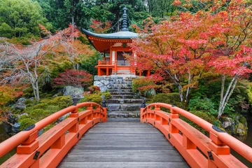 Rolgordijnen Daigoji-tempel in Kyoto © coward_lion