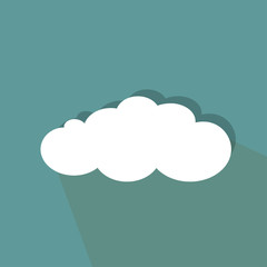 Icon of the white cloud