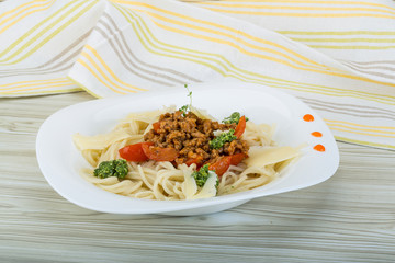 Pasta bolognese