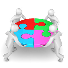 Manikins Circle Puzzle