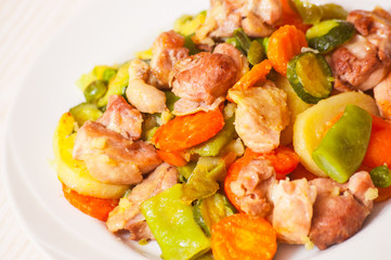 Mixed vegetables with meat