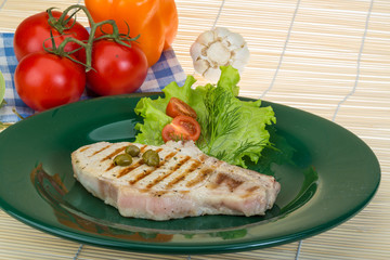 Grilled t-bone steak