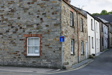 Fototapeta na wymiar old houses, Bodmin , Cornwall
