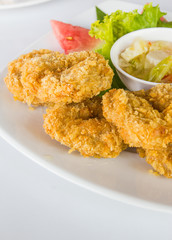 Fried shrimp cake