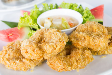 Fried shrimp cake