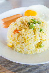 fried rice with sausage
