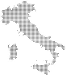 Fototapeta na wymiar Italien - graue Punkte