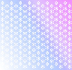 雪の結晶のフレーム