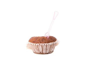 Cupcake on White Isolate Background