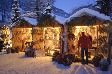 Romantischer Weihnachtsmarkt in Bayern