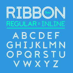 Ribbon font