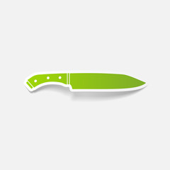 realistic design element: knife