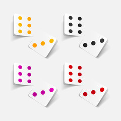 realistic design element: dice