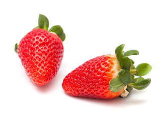 strawberries isolated