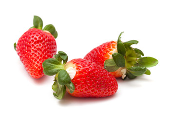 strawberries isolated