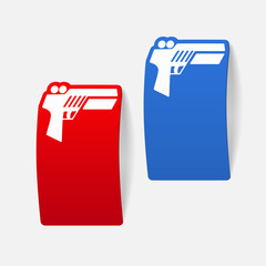 realistic design element: gun game