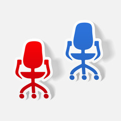 realistic design element: office chair