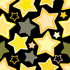 seamless pattern with stars