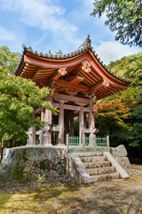 Fototapeta na wymiar A Belfry in Daigoji temple in Kyoto