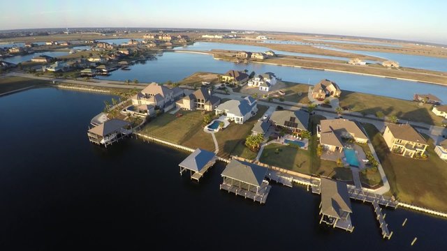 Aerial video Slidell Louisiana USA