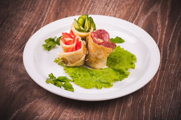 eastern european pancake rolls