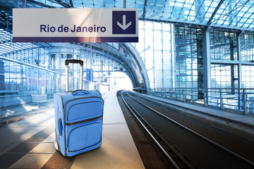Departure for Rio de Janeiro, Brazil